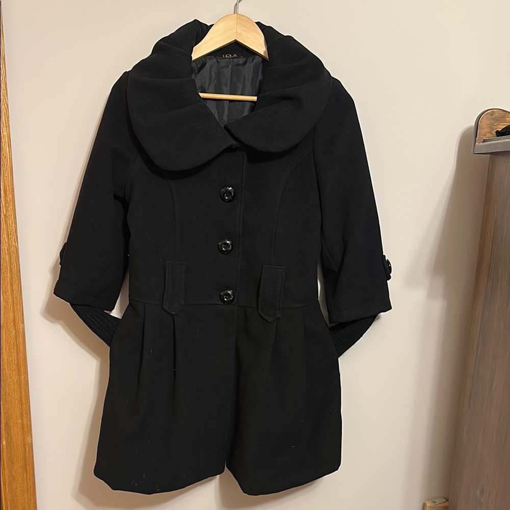 Elegant Black Women's Coat